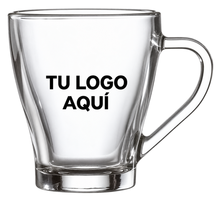 TAZA DE VIDRIO TEMPLADA