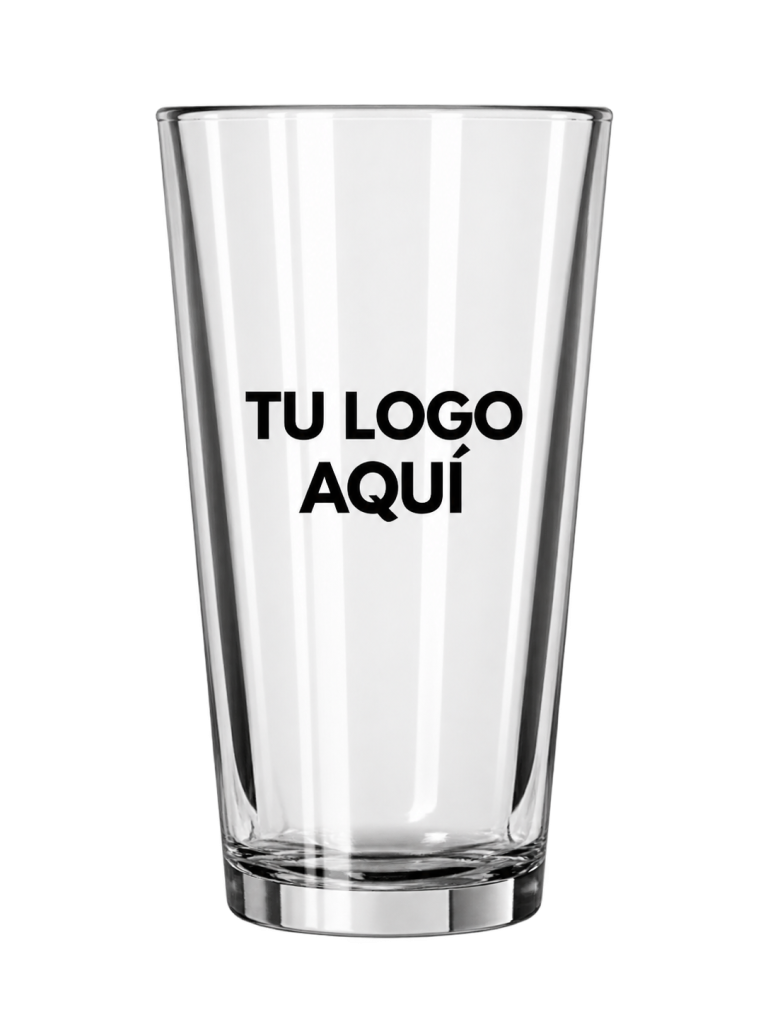 VASO DE VIDRIO ALTO